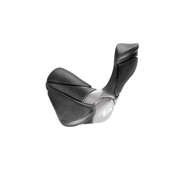 Load image into Gallery viewer, Rst handvatpaar ergotec mf2 kraton aluminium 130 + 87 mm - zwart
