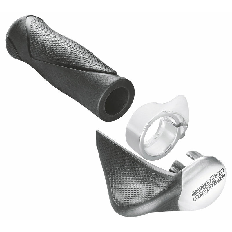 Load image into Gallery viewer, Ergotec handvatset mf1 verstelbaar 130 130mm zwart
