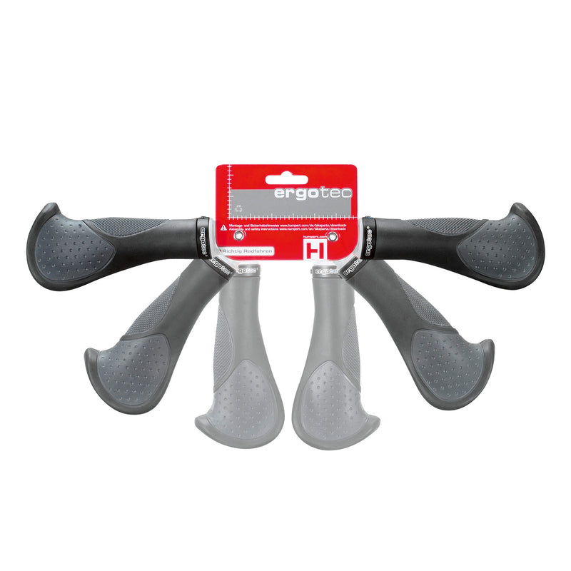 Load image into Gallery viewer, Ergotec handvatset frisco 140 140mm rubber gel zw gr
