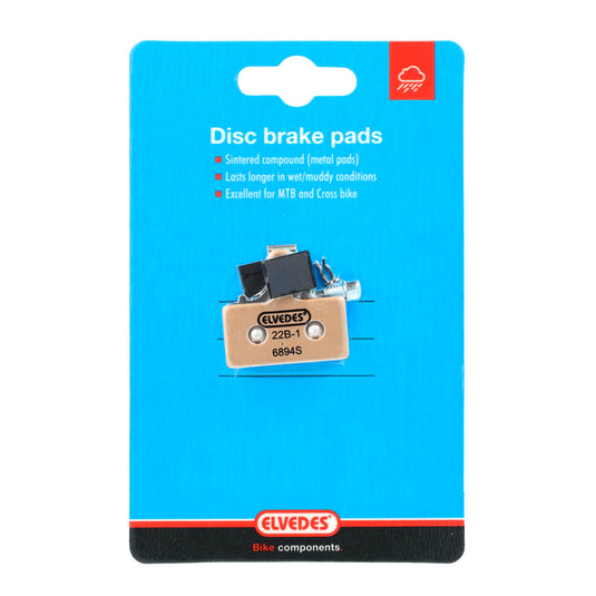 Schijfremblokset Elvedes Shimano BR-M666, M785, M985, M988, R785, RS785 - gesinterd (1 paar)