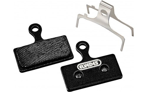 Afbeelding laden in galerijviewer, Schijfremblokset Elvedes metalic carbon Shimano diversen (1 paar)
