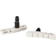 Remblokset Elvedes V-brake 72 mm - wit (op kaart)