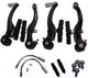 V-brake rem-set zwart voor + achter compleet