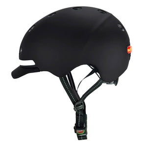 Melon helm met verlichting e-series black ice m-l