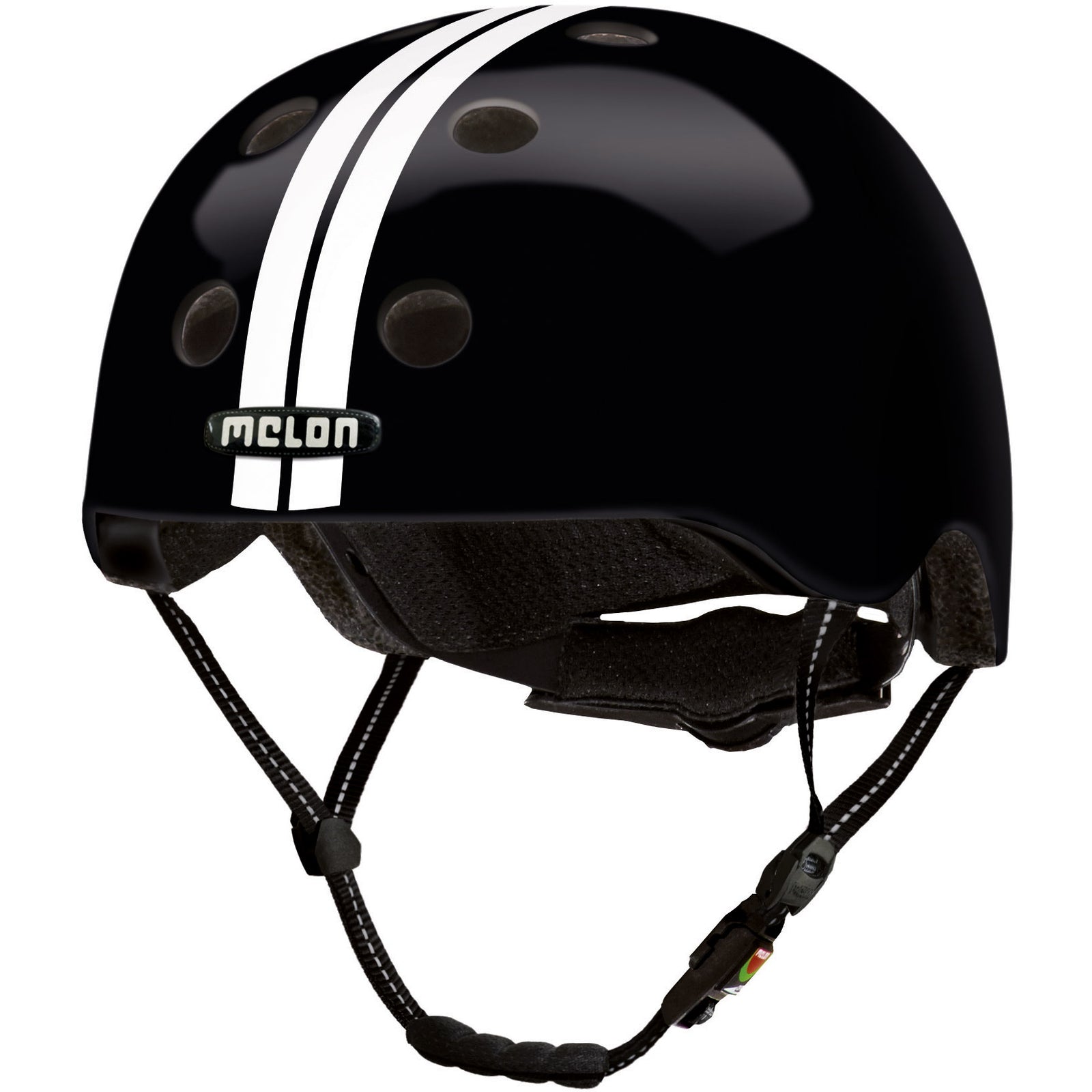 Melon helm Urban Active Straight White Black M-L