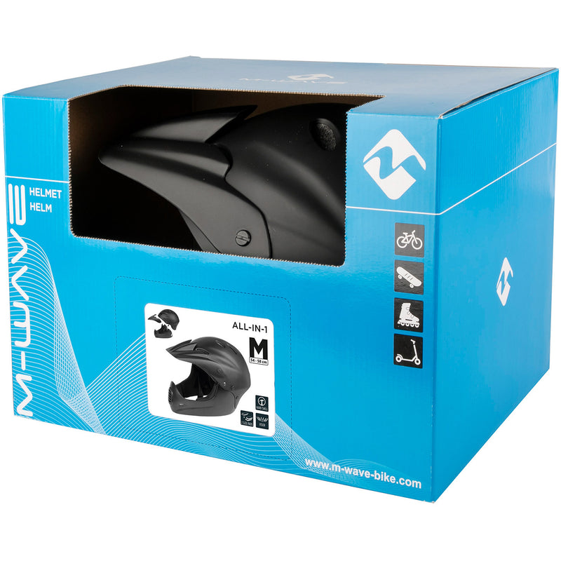 Chargez l'image dans la visionneuse de la galerie, M-wave helm all-in-1 fullface downhill s m (54-58)

