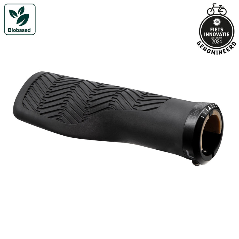 Load image into Gallery viewer, Herrmans handvatset nucore tour wave 130 130mm zwart
