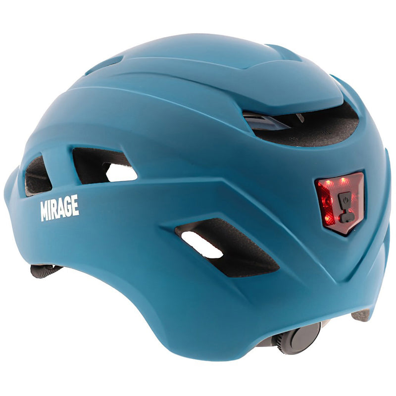 Afbeelding laden in galerijviewer, Mirage urban helm e-bike led 58-61cm mat blauw
