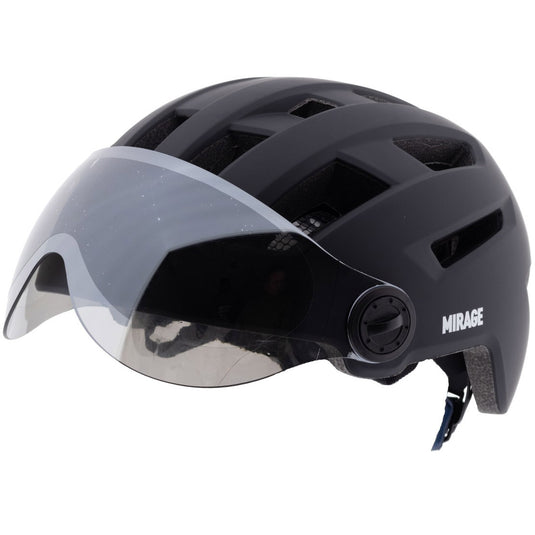 Buzaglo mirage urban helm speed pedelec led 55-58cm mat zwart