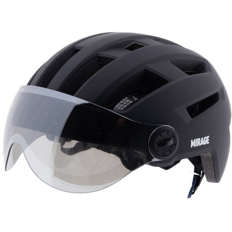 Afbeelding laden in galerijviewer, Buzaglo mirage urban helm speed pedelec led 55-58cm mat zwart
