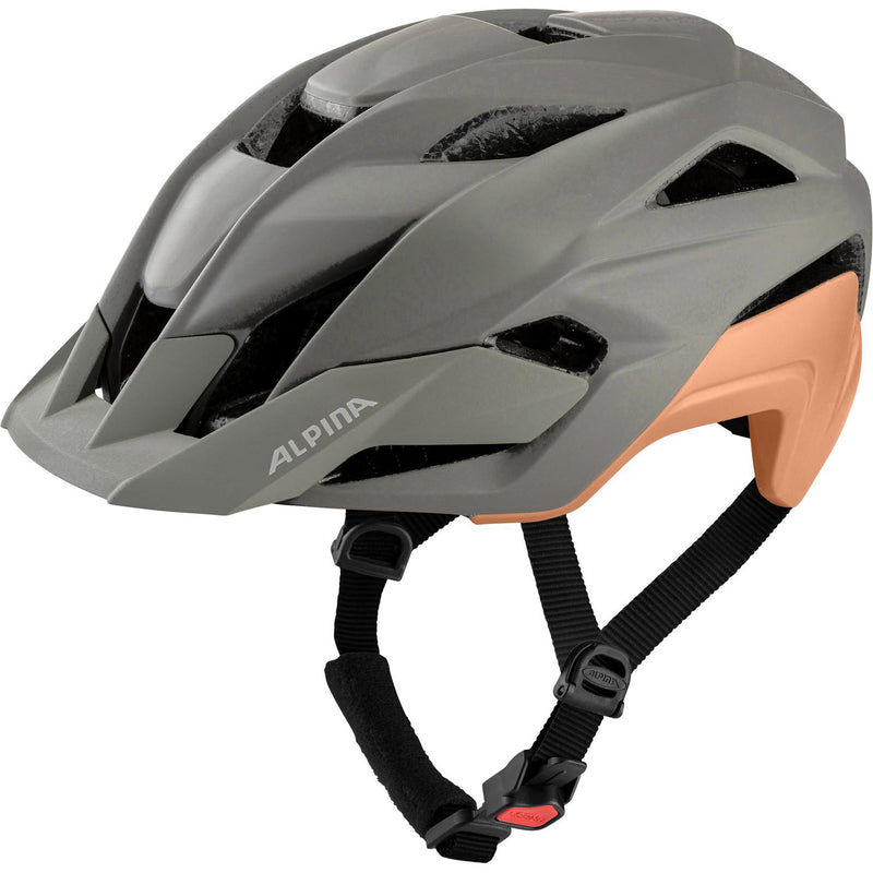Load image into Gallery viewer, Alpina sports mtb helm kamloop 51-55 mat grijs perzik
