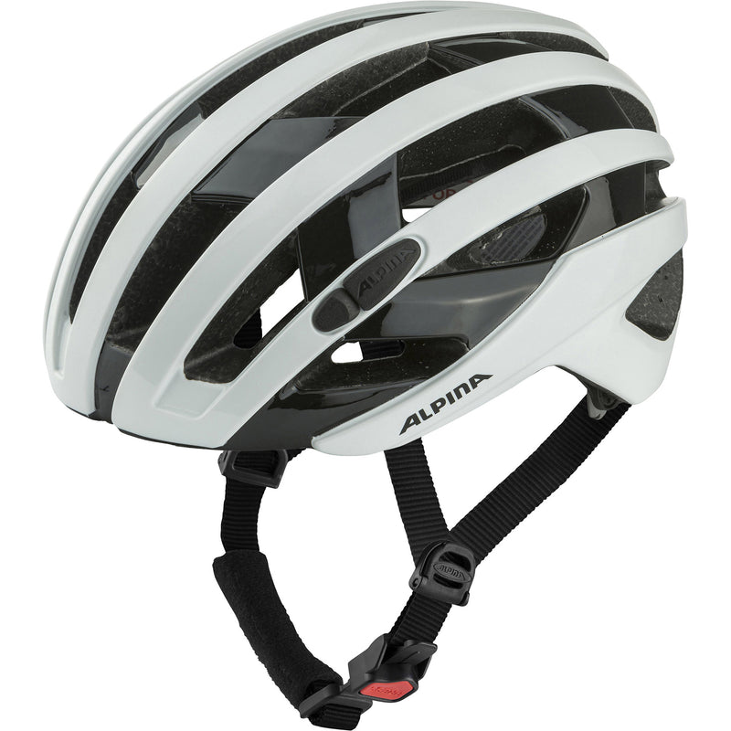 Load image into Gallery viewer, Alpina sports racehelm ravel 55-59 glans wit
