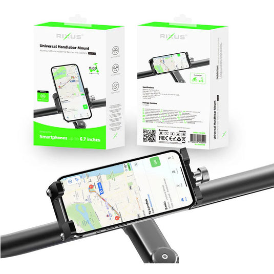 Olympic sportswear rixus telefoonhouder rxhb06 <6,7 aluminium zwart