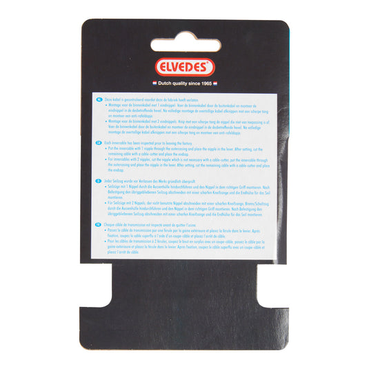 Elvedes schakel binnenk 2250mm rvs n-nippel 6472rvs-49