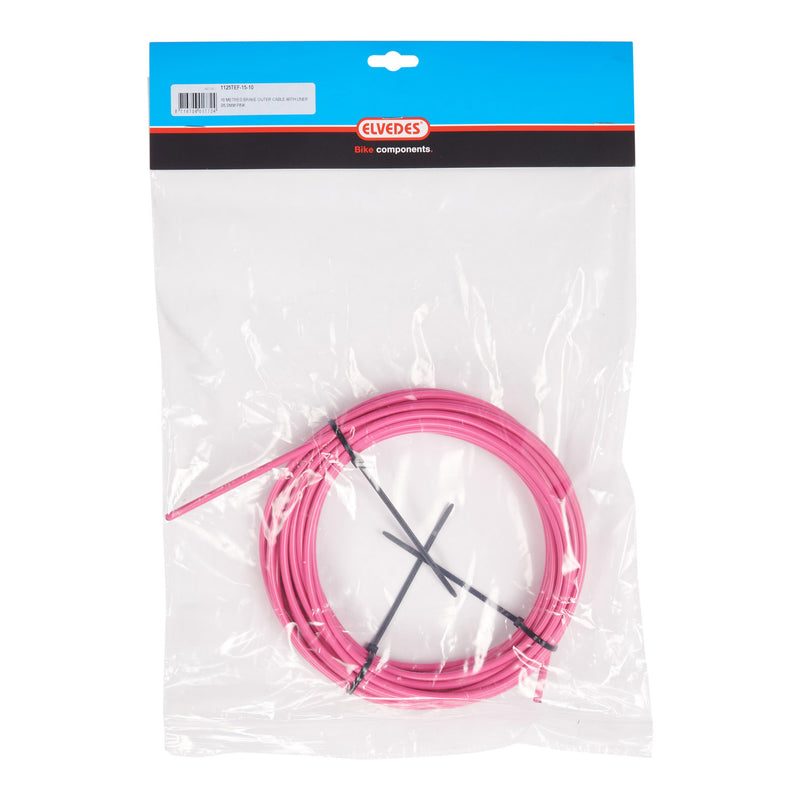 Load image into Gallery viewer, Elvedes buitenkabel 4.9mm (10m) roze 1125tef-15-10
