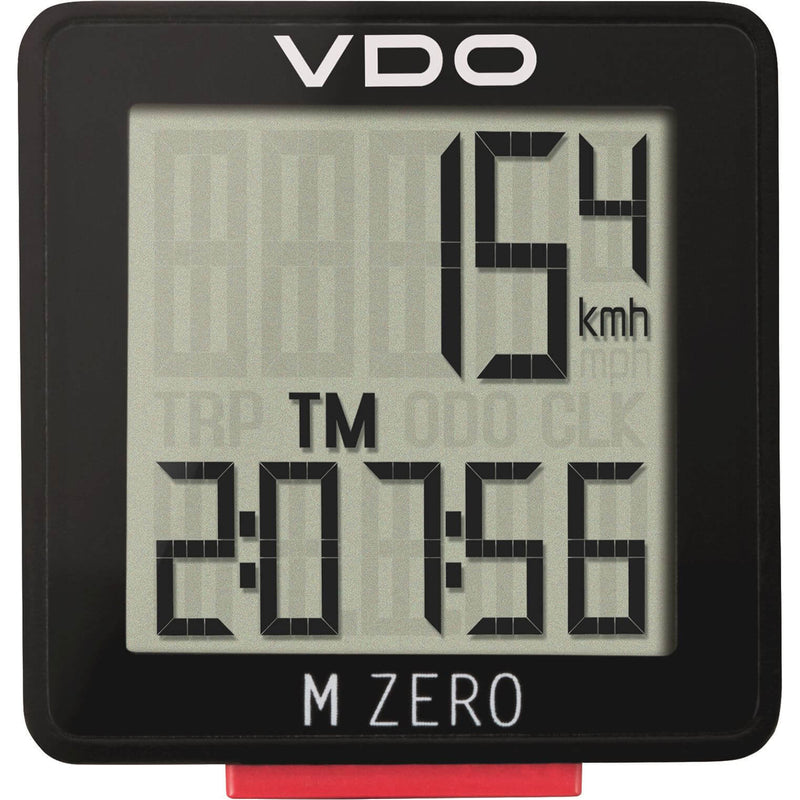 Load image into Gallery viewer, fietscomputer M Zero WR807 zwart rood -u
