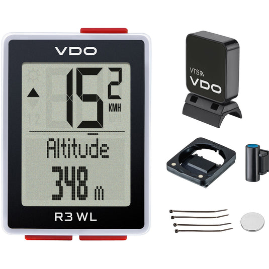 VDO fietscomputer R3 WL draadloos STS