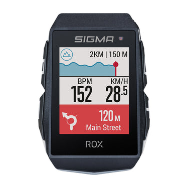Sigma rox 11.1 evo gps zw wit standaard stuurhouder + usb-c laadkabel