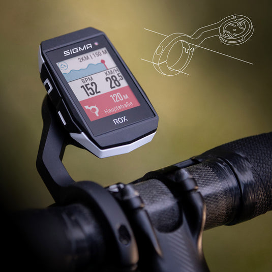 Sigma rox 11.1 evo gps hr set zw wi short butler+ant+ ble borstr+usb-c