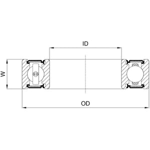 Union kogellager ball bearing cb-078 12x32x10