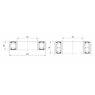 Marwi union kogellager max cb-435 6900v llu 10x22x6