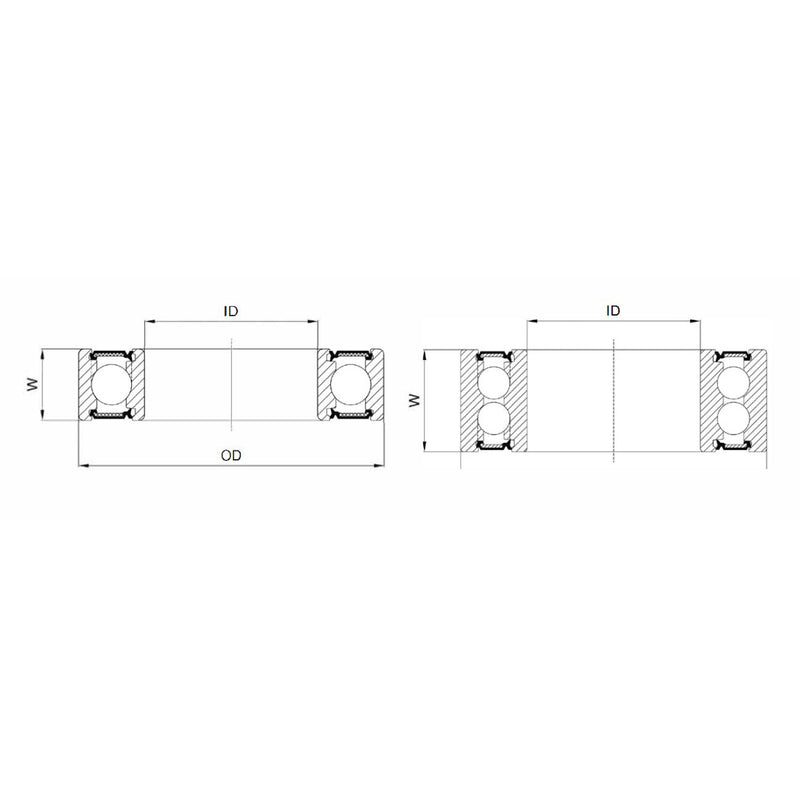 Afbeelding laden in galerijviewer, Marwi union kogellager max cb-435 6900v llu 10x22x6
