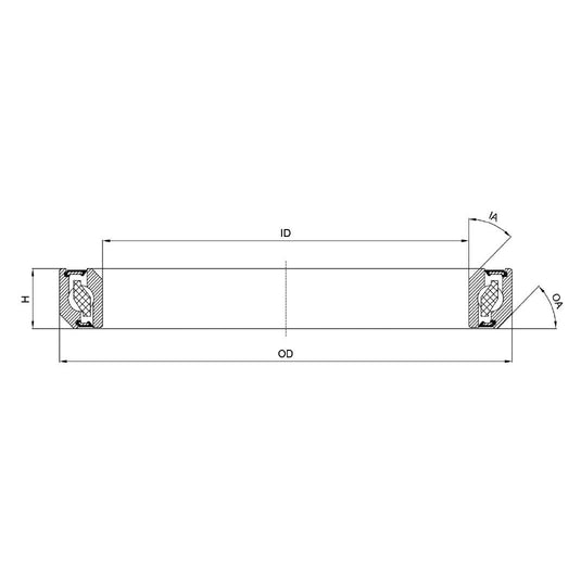 Marwi union balhoofdlager cb-752 34,1x46,8x7 45� 45�