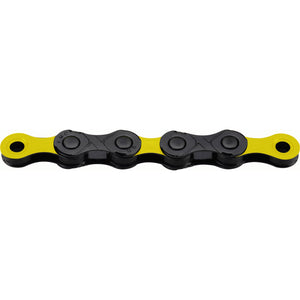 KMC Fietsketting DLC 12 - 126 schakels (Geel Zwart)