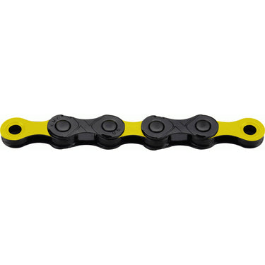 KMC Fietsketting DLC 12 - 126 schakels (Geel Zwart)