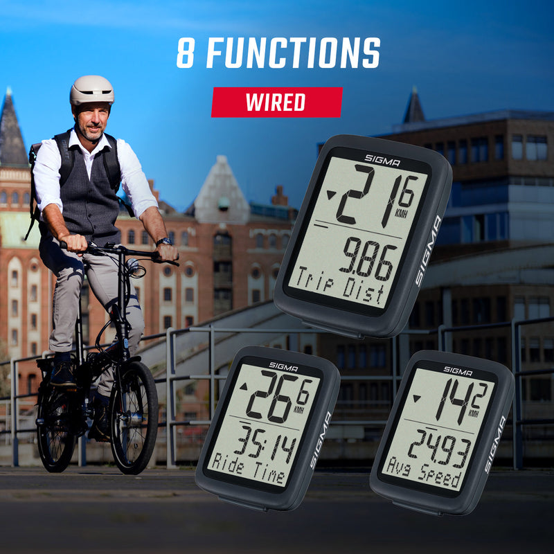 Load image into Gallery viewer, Sigma bc 8.0 wr computer bedraad 8 funties 08210
