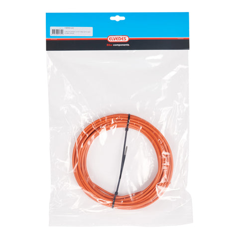 Elvedes rem buitenkabel 5mm (10m)oranje liner 1125TEF-9-10