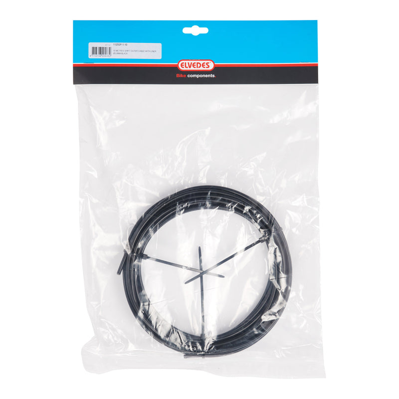 Load image into Gallery viewer, Elvedes schakel buitenk 5mm (10m) zwart liner 1125sp-1-10
