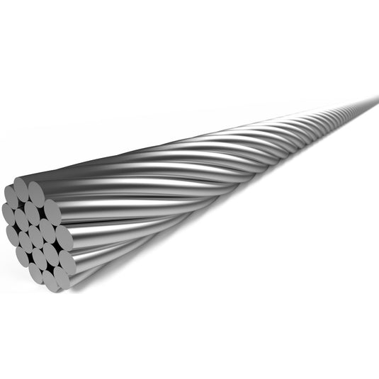 Elvedes schakel binnenkabel 2250mm rvs �1,25mm n t-nippel