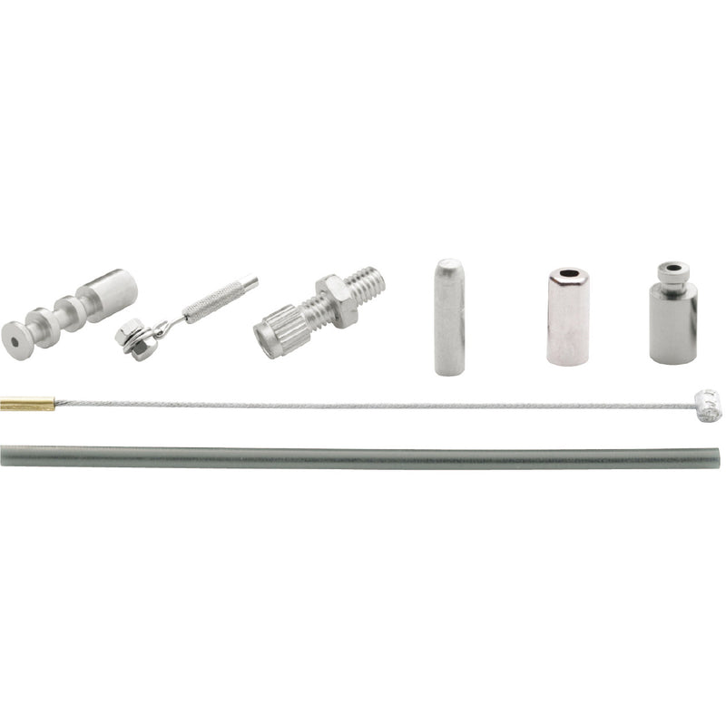 Load image into Gallery viewer, Versnellingskabelset Elvedes 1700 2250 mm universeel Sturmey Archer RVS - zilver (op kaart)
