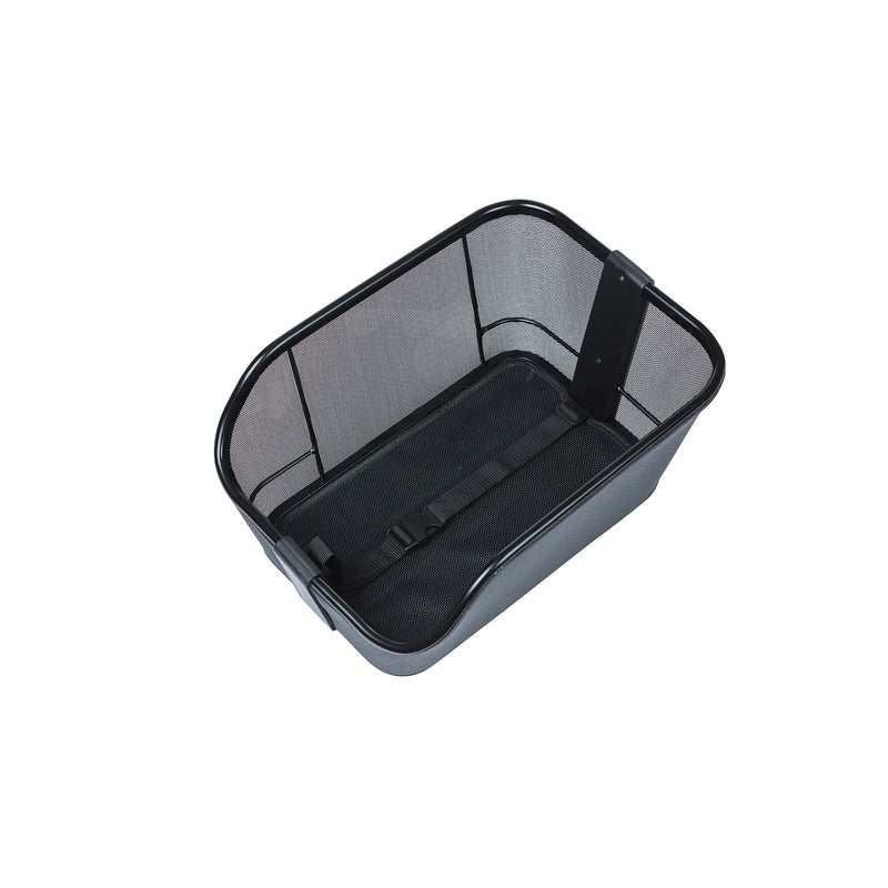 Load image into Gallery viewer, Basil Cento Tech Fiber WSL - fietsmand - achterop - solid zwart
