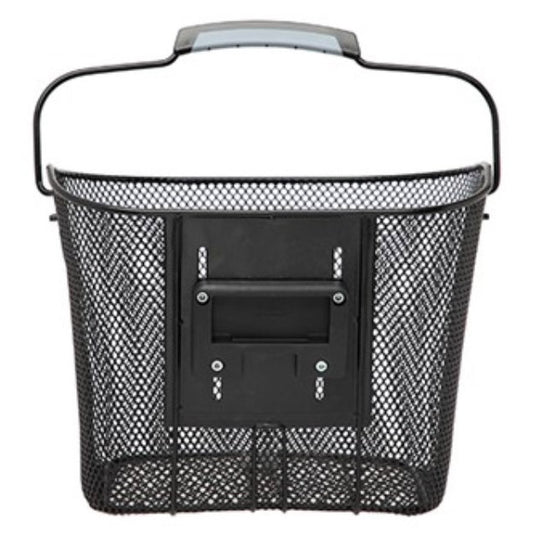 Burgers - new looxs newlooxs toscane klickfix - afneembare fietsmand - stuur - 19 liter - staal - zwart