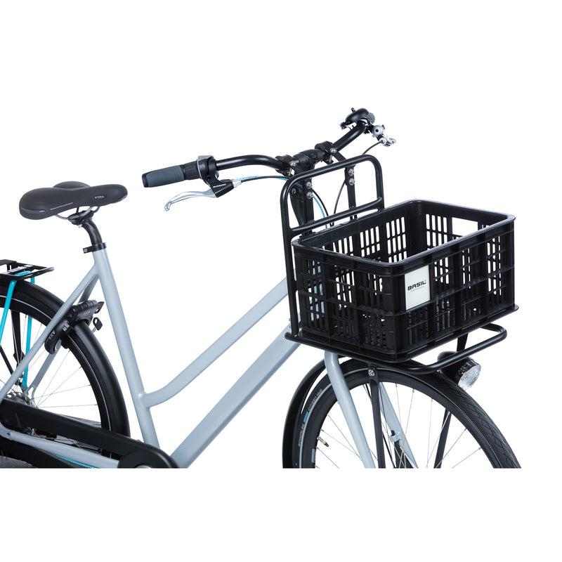 Load image into Gallery viewer, Basil fietskrat S - klein - 17.5 liter - zwart
