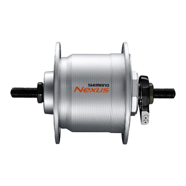 Load image into Gallery viewer, Shimano naafdynamo 36g vaste as 6v 2.4w dhc3000 zilver
