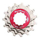 Sunrace sluitring met kransjes 11v 11 13 15t zilver