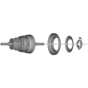 Shimano binnenwerk 175,5mm remnaaf sg-c3000-7c-dx