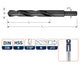 Rotec spiraalboor din338 hss-r 22.0mm afgedraaid