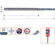Rotec sds-boor 150 210 6mm 4-snijder