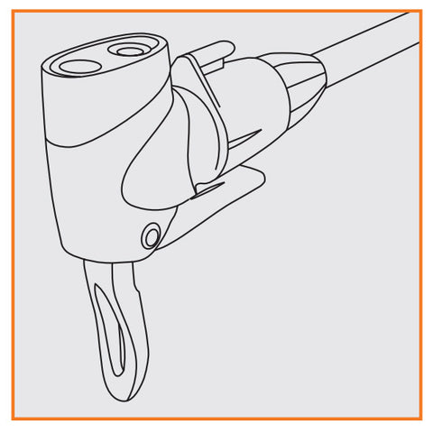 SKS pompslang multi valve kop tbv AirworxPlus 10.0