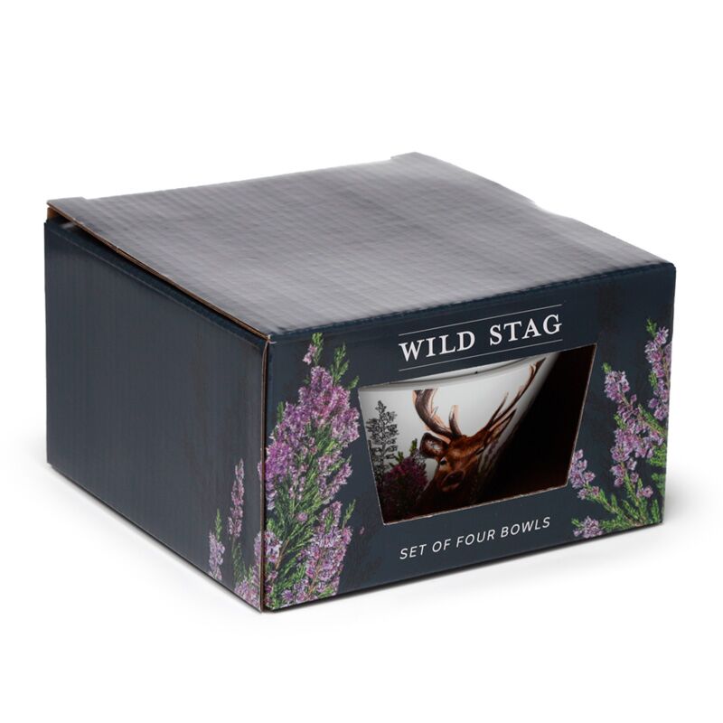 Load image into Gallery viewer, Wild hert set van 4 duurzame rpet picknick kommen
