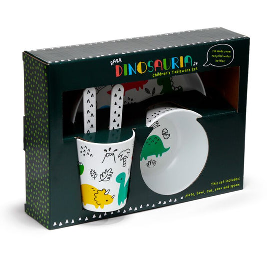Dinosauria set van 5 rpet duurzaam kinderservies