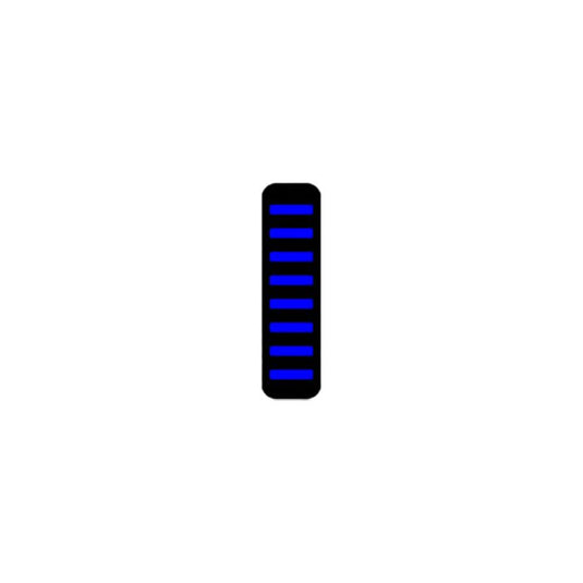 Rrp proguard cable tie - front - sticker - mini - blue