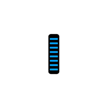 Rrp proguard cable tie - front - sticker - max protection - cyan