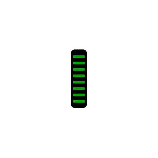 Rrp proguard cable tie - front - sticker - mini - green
