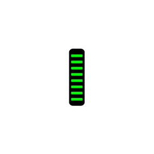 Rrp proguard cable tie - front - sticker - max protection - neon green
