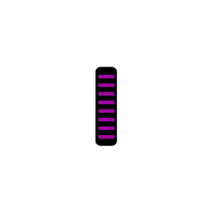 Rrp proguard cable tie - front - sticker - mini - purple